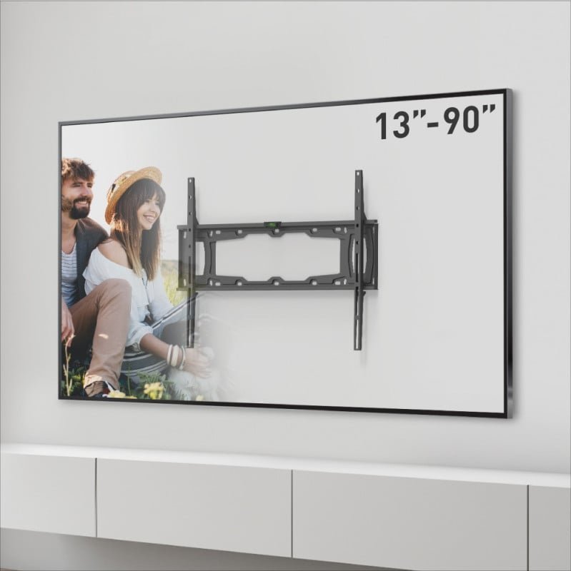 Mbajtës muri për TV Barkan E400+, 32" 90", fiks, i zi