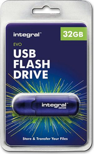 USB Integral Evo, 32 GB, e kaltër