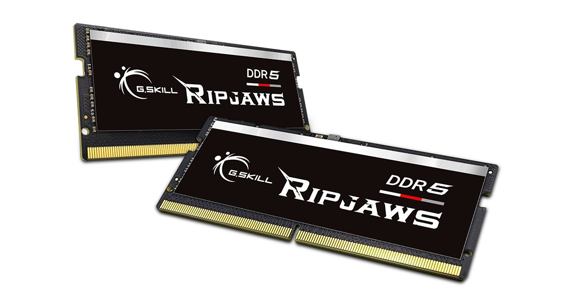 Memorie G.Skill Ripjaws SODIMM DDR5, 32GB, 4800MHz, CL34, e zezë