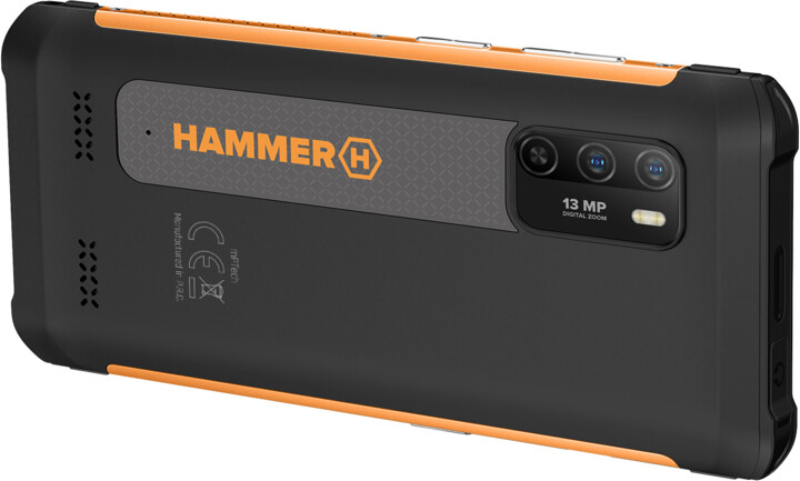 Celular myPhone Hammer Iron 4, 4GB RAM, 32GB, portokalli