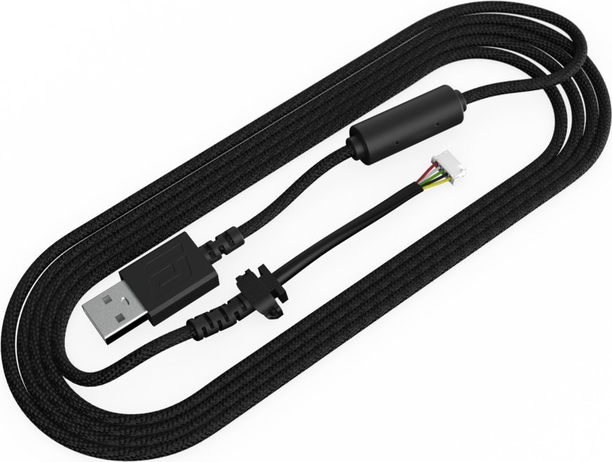 Kabllo mouse Endgame Gear OP1 Flex Cord 5.0, USB A, e zezë