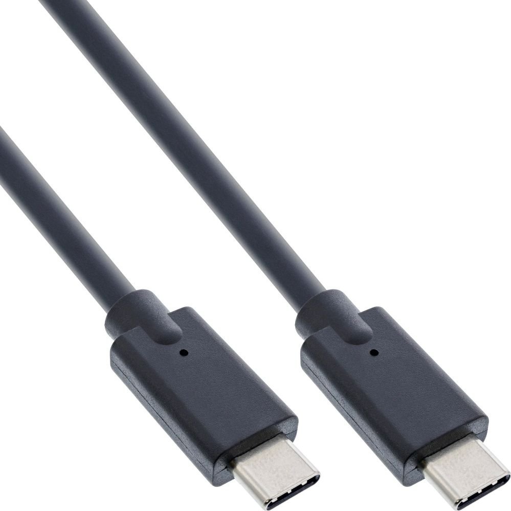 Kabllo USB InLine USB C në USB C, 0.3 m, USB 3.2 Gen 2, e zezë
