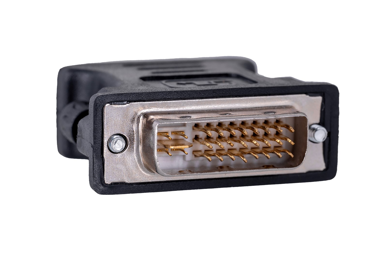 Adapter video Lanberg AD-0012-BK, DVI-I në VGA, i zi