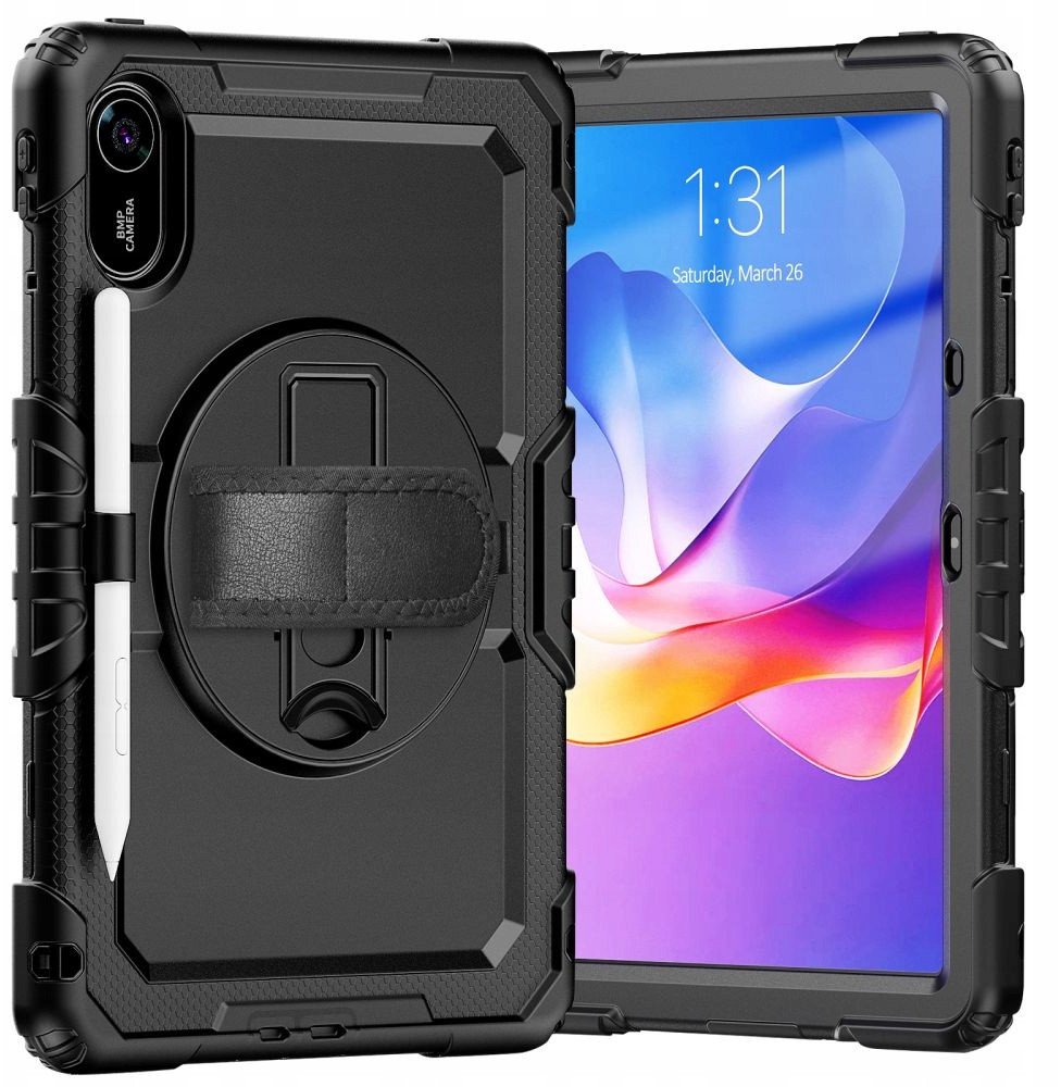 Mbulesë mbrojtëse tablet Tech-Protect Solid360, Xiaomi Redmi Pad 2, rezistente ndaj goditjeve, e zezë