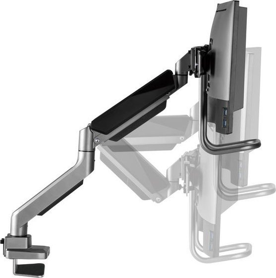 Krah tavoline për dy monitorë LevelOne Equip 650161, 17"-32", VESA 75x75 100x100, i zi