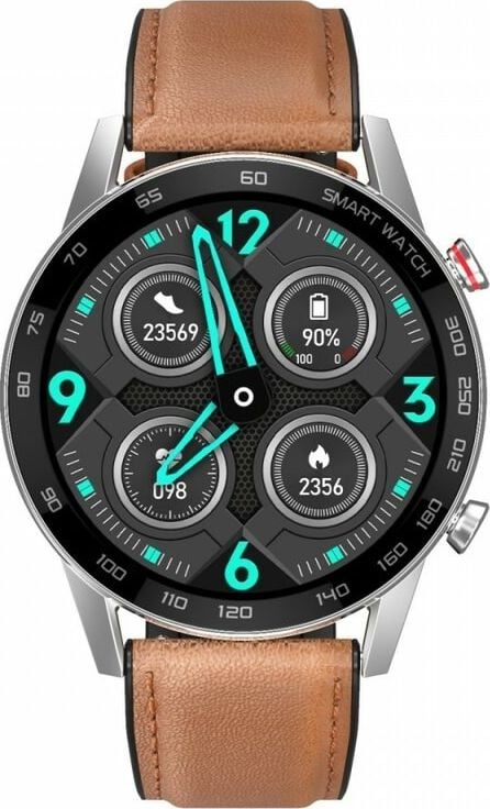 Smartwatch Oromed Steps, monitorim tensioni, thirrje dhe SMS, i zi
