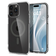 Mbështjellëse për iPhone 15 Pro Spigen Ultra Hybrid MagSafe, e hirtë