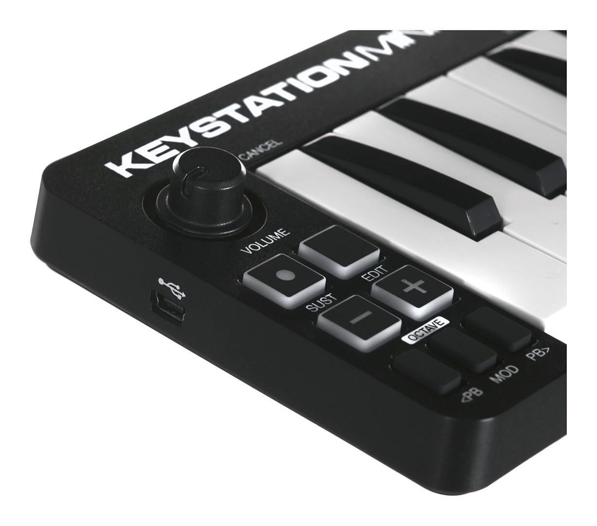 Tastierë MIDI M-Audio Keystation Mini 32 MK3, 32 taste, USB, e zezë