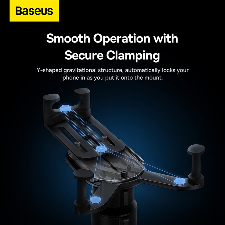 Mbajtëse për celular Baseus Stable Pro, 15W, e zezë