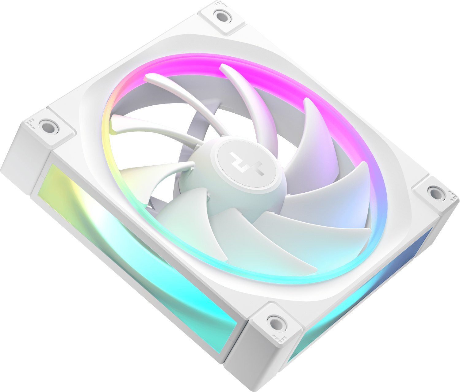 Ventilator për kuti kompjuteri DeepCool FL12 WH, 120mm, ARGB, set 3 copë, i bardhë