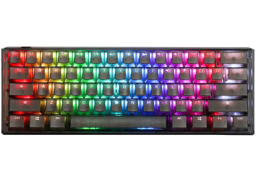 Тастатура за гејминг Ducky One 3 Aura Black Mini, Cherry MX Brown, RGB, црна