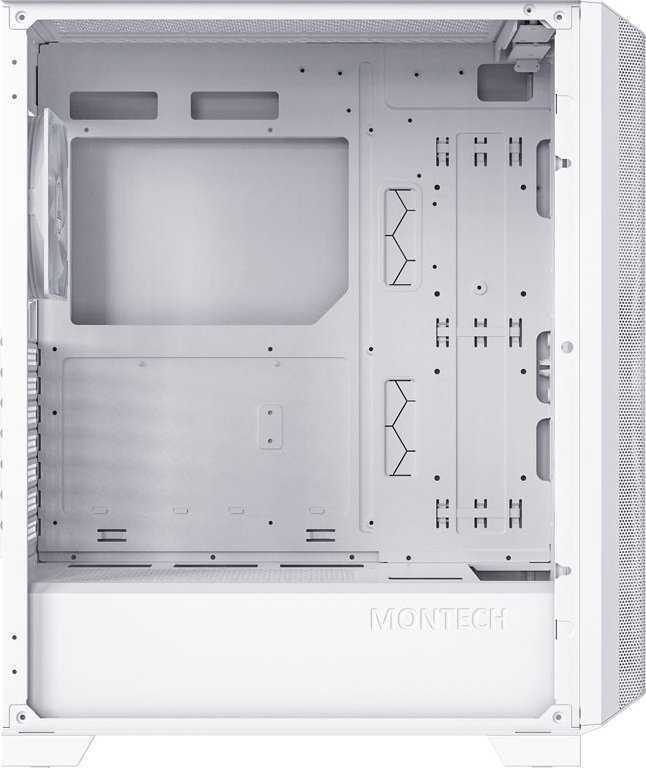 Kasë Montech SKY ONE Lite ARGB, e bardhë, Midi Tower
