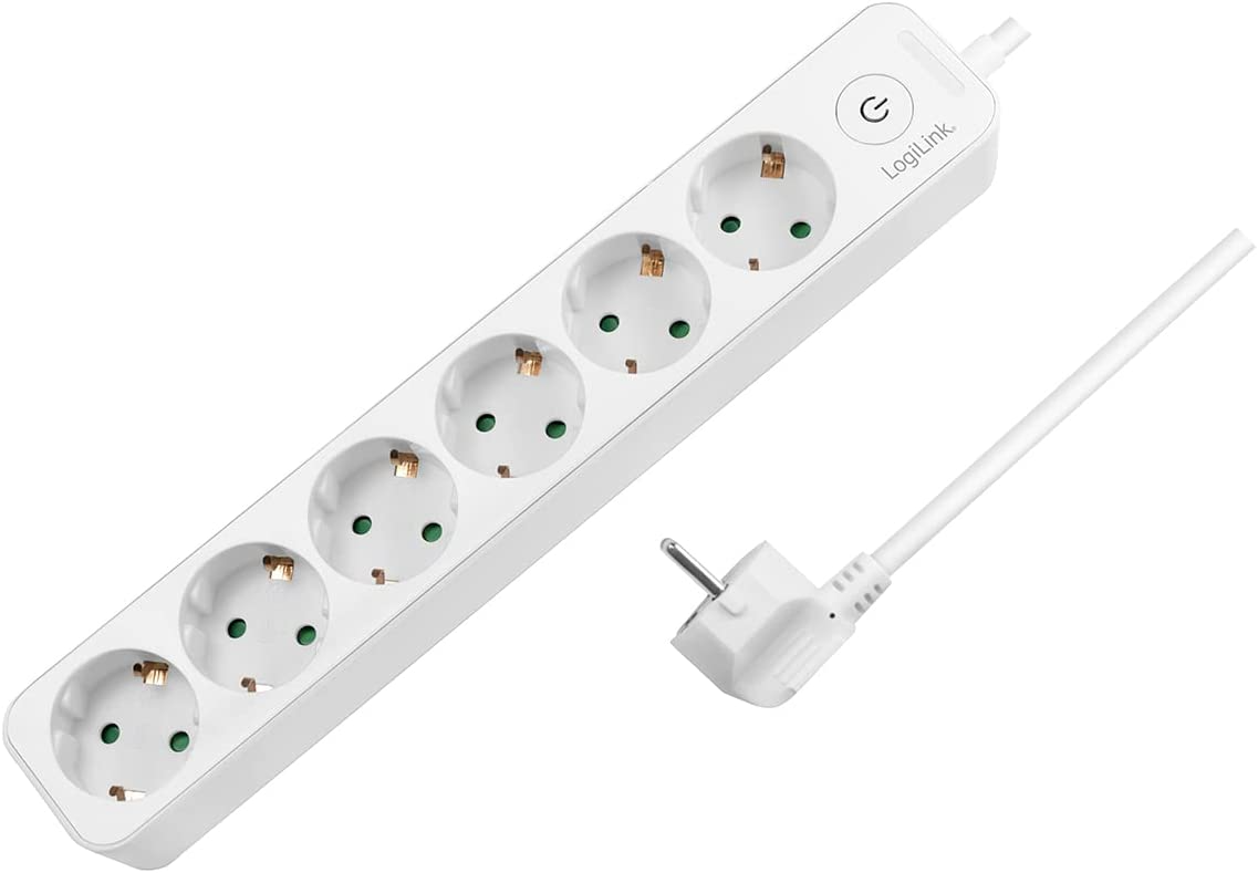 Kabllo vazhduese Logilink LPS247, 6 dalje, 1.5m, e bardhë