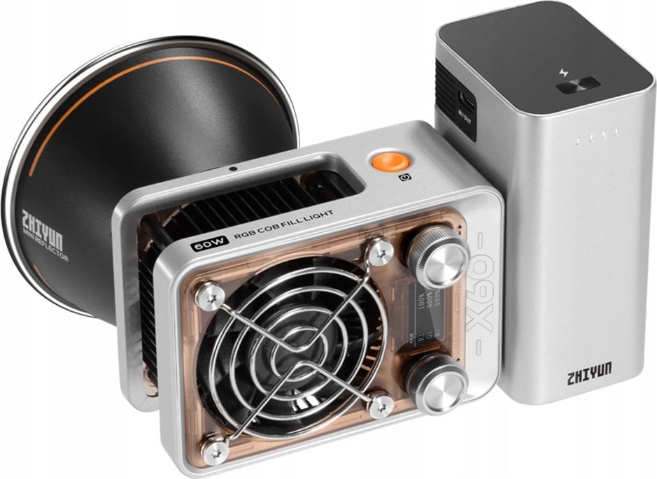 Dritë video Zhiyun Molus X60RGB Combo, 60W, RGB, argjendtë