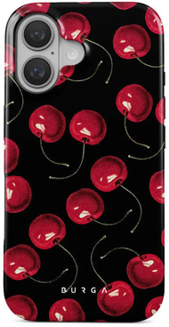 Mbulesë telefoni Burga Cherrybomb Tough MagSafe për iPhone 16, me magnet, e kuqe