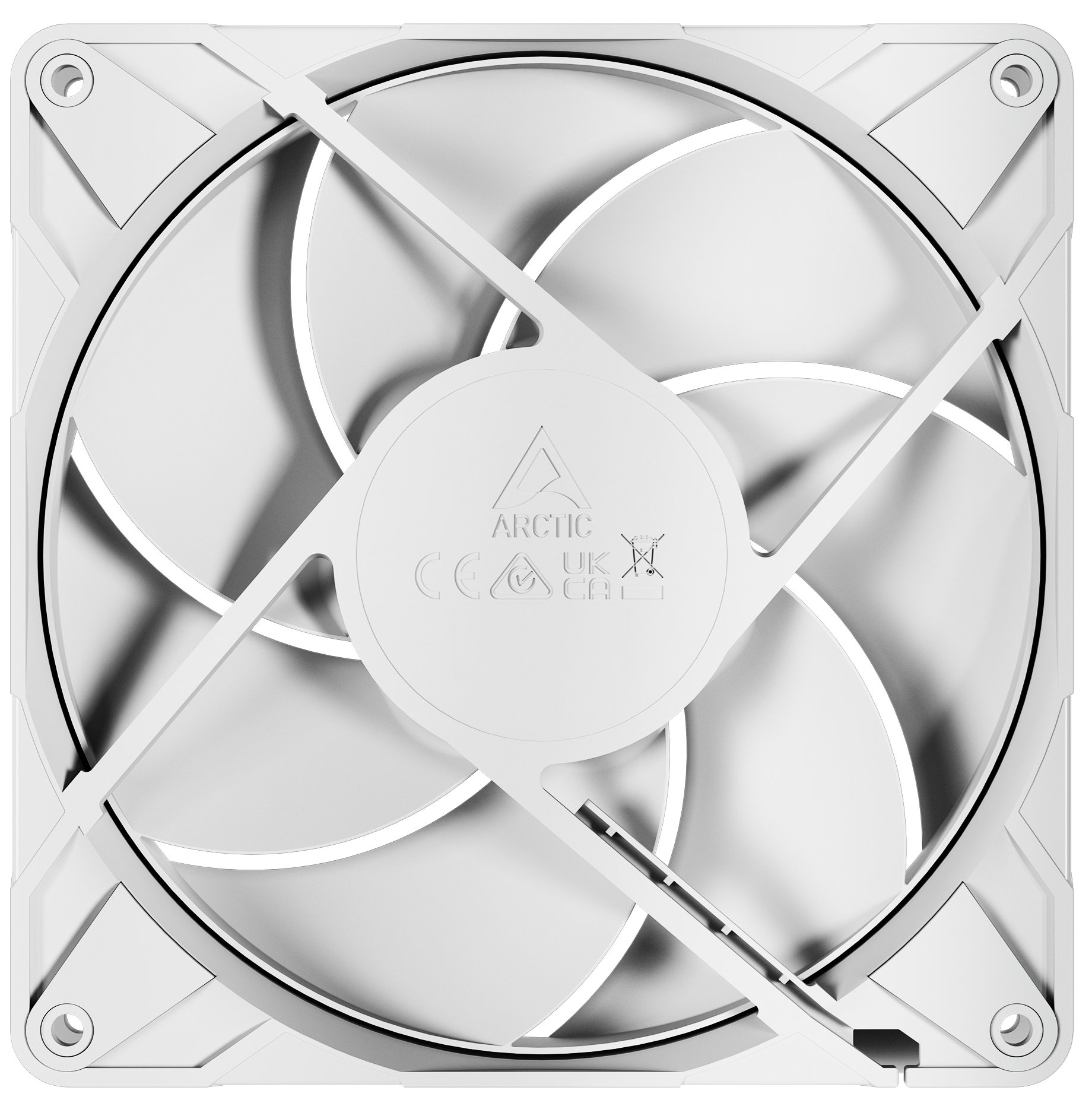 Ventilator PC ARCTIC P14 Pro PST, 140mm PWM, me ndarës kabllosh, i bardhë