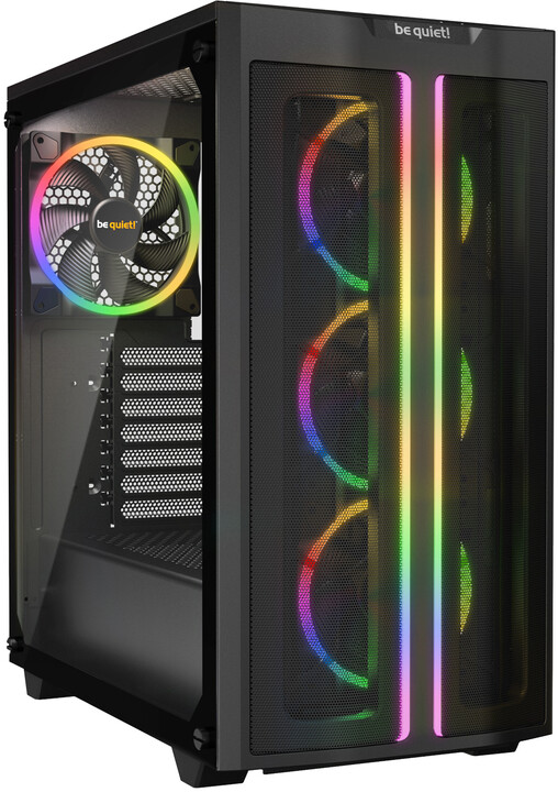 Куќиште за компјутер Be quiet Pure Base 500FX, стаклено, црно