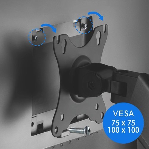 Mbajtëse muri për monitor SENSE7 HANG, zgjatëse, 17"-32", e zezë