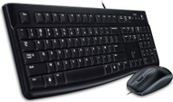 Kombo tastierë dhe mi Logitech Desktop MK120, USB, me kabull, i zi