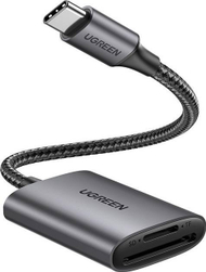 Lexues kartash Ugreen CM401, USB C, 5 Gb/s, gri
