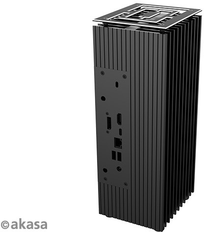 Kasë kompjuteri Akasa Turing A50 (passive) V2, e zezë