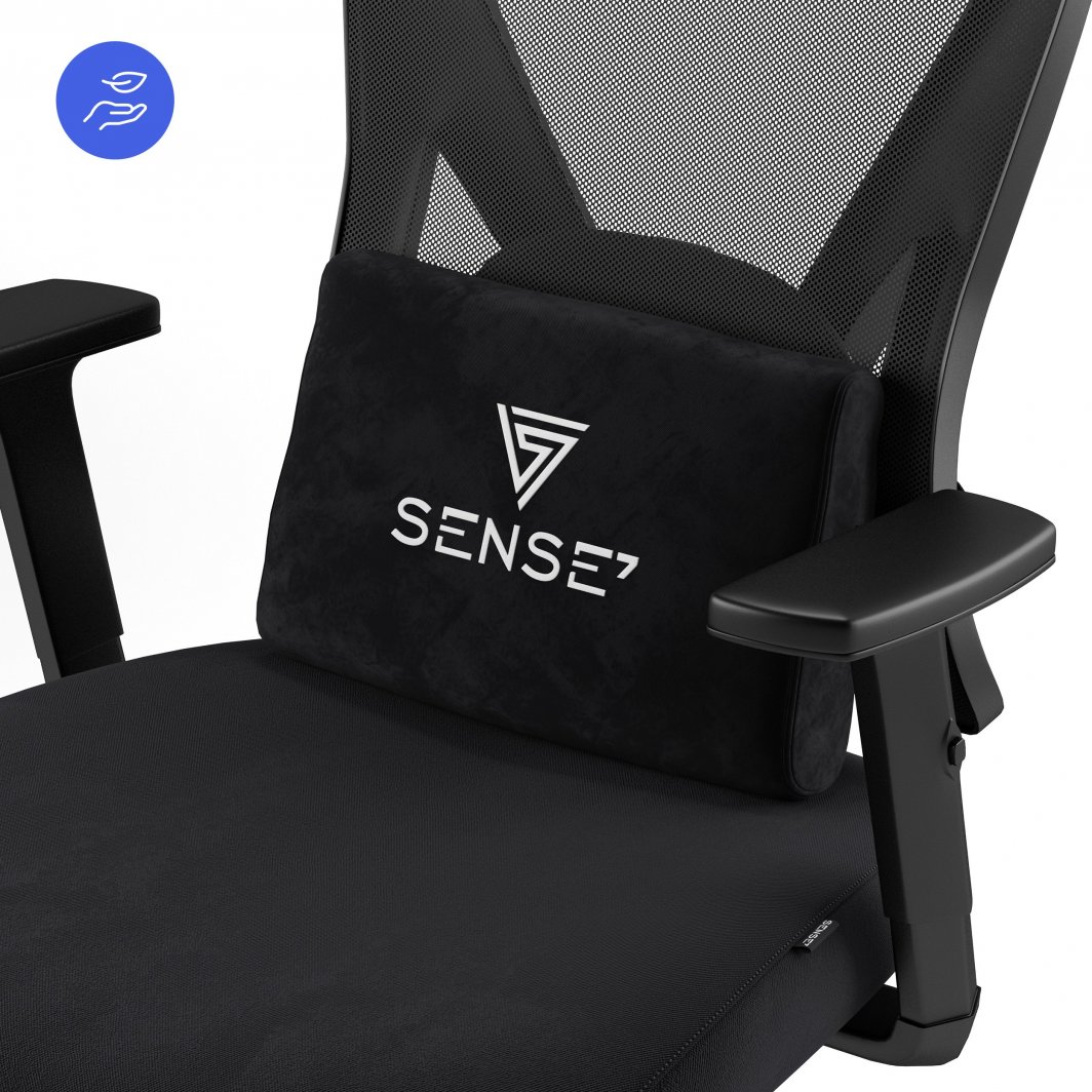 [OUTLET] Karrige për zyrë SENSE7 Tone, e zezë