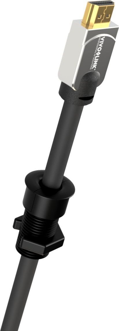 Kalues kabllosh Vivolink VLDG22L-B, vrimë 22 mm, alumin, i zi