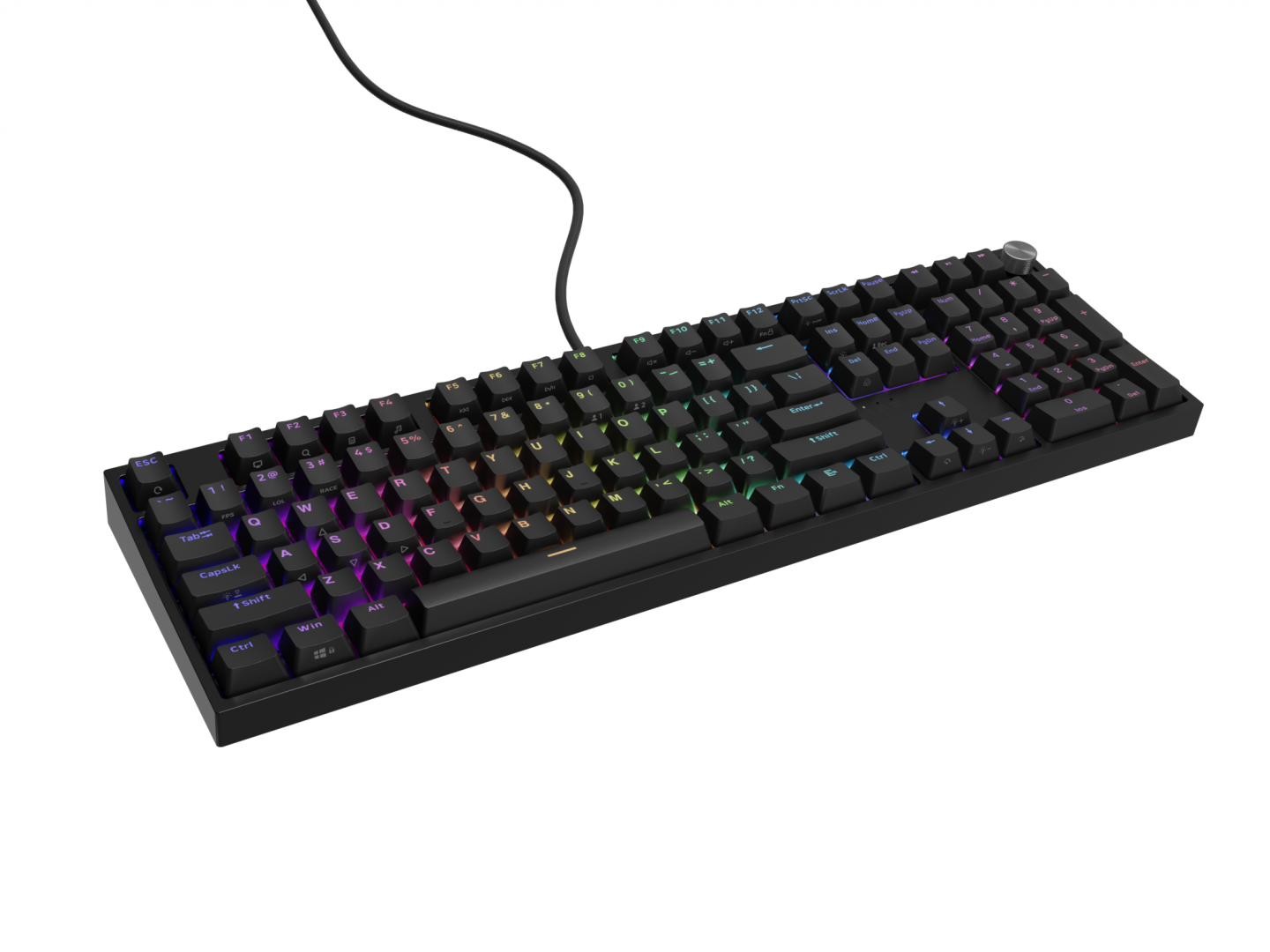 Tastierë gaming Genesis Thor 404 NKG-2298, mekanike, RGB, layout US, e zezë
