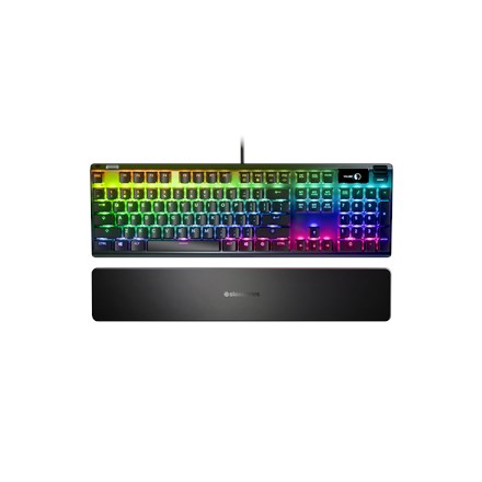 Tastierë lojërash SteelSeries Apex Pro, RGB LED, e zezë