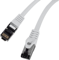 Мрежен кабел Lanberg Patchcord Cat8.1 S/FTP, 0.25m, LSZH, сив