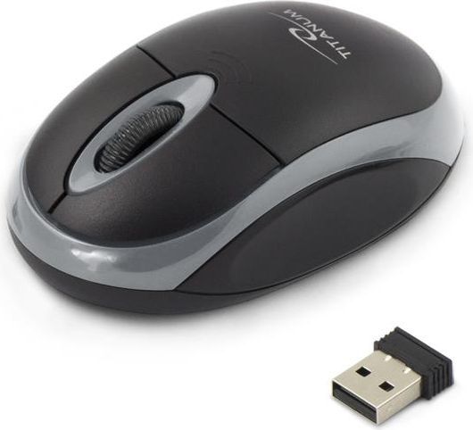 Maus Esperanza Titanum, wireless, USB, i zi dhe i hirt
