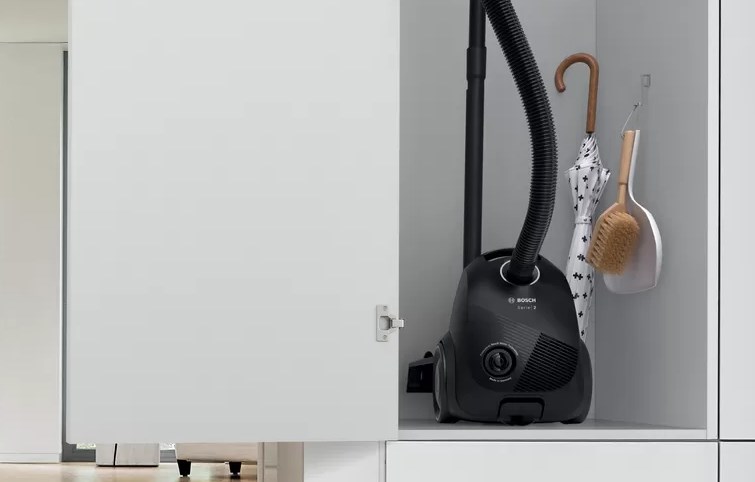Fshesë me korent Bosch Serie 2 BGBS2LB1, me qese, filtër UltraAllergy, blu