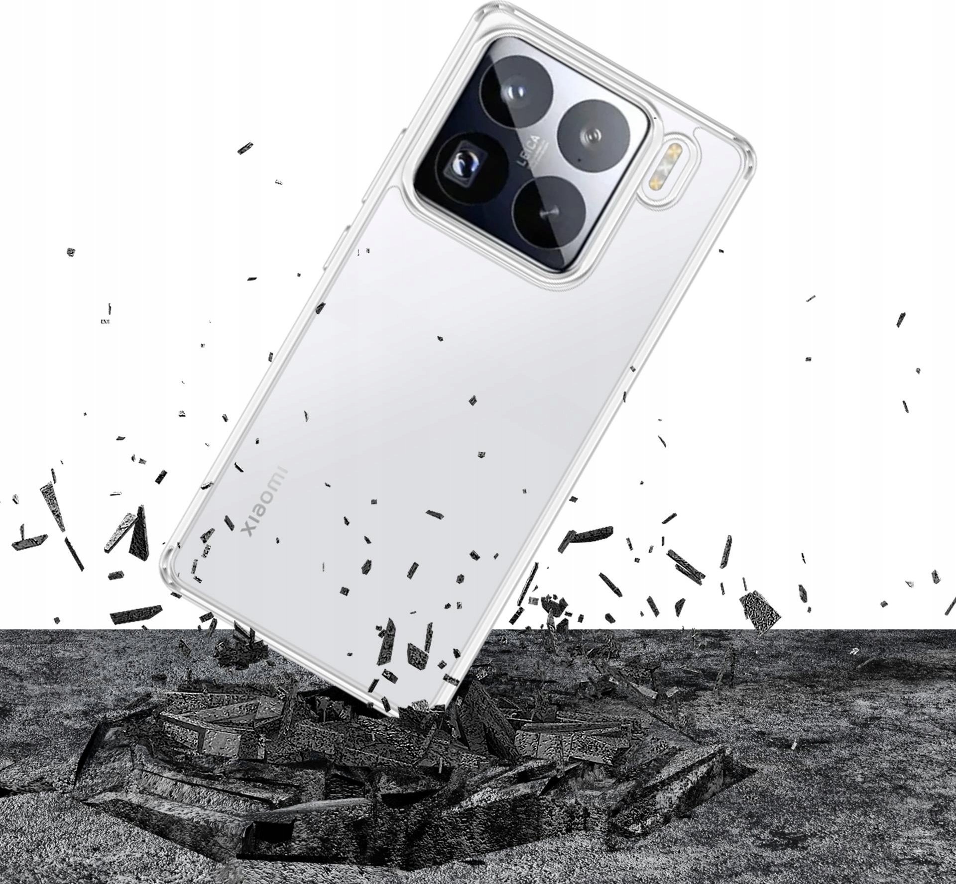 Mbulesë telefoni 3mk Armor Case Xiaomi 15 Pro, anti goditje, cepa të përforcuar, e zezë