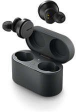 Kufje wireless Philips TAT8506BK, Bluetooth, me anulim zhurme, të zeza
