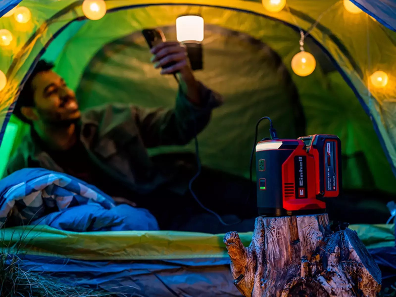 Пренослив инвертер Ајнхел Пауер Икс-Чејнџ, 230V, 150W, црвен