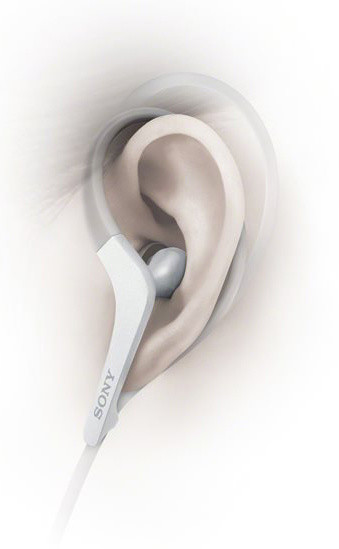 Kufje SONY MDR-AS410A, të bardha