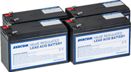 Комплет батерии за УПС AVACOM AVA-RBC116-KIT, замена за APC RBC116, сет 4 батерии