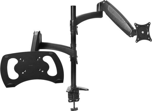 Krah monitori dhe laptopi Trust Mara, deri 32", ergonomik, i zi