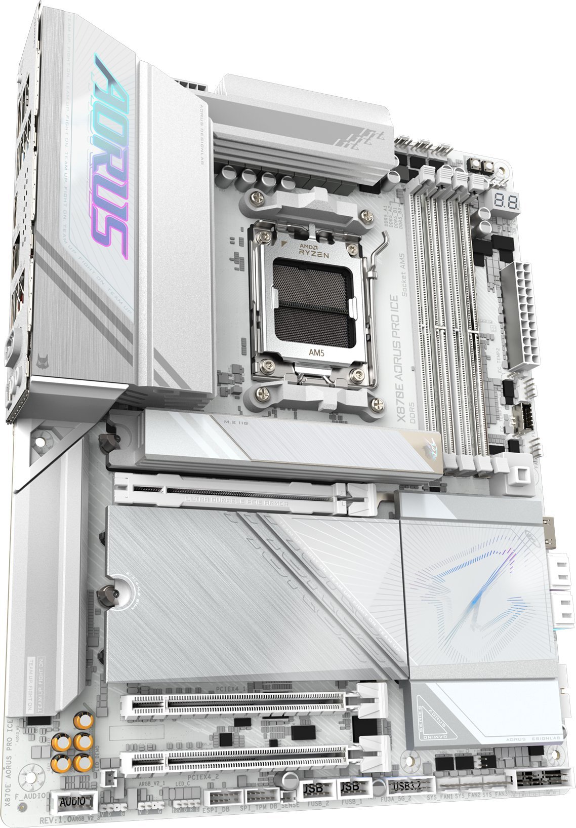 Pllakë amë Gigabyte X870E AORUS PRO ICE