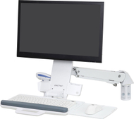 Mbajtës mural për monitor Ergotron StyleView 45-266-216, deri 24", i bardhë