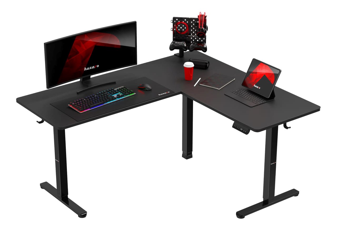 Tavolinë Huzaro Hero 9.5, 160x60 cm, e zezë