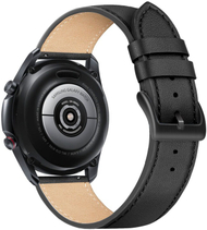 Rrip lëkure FIXED për orë të mençur, 22mm, i zi