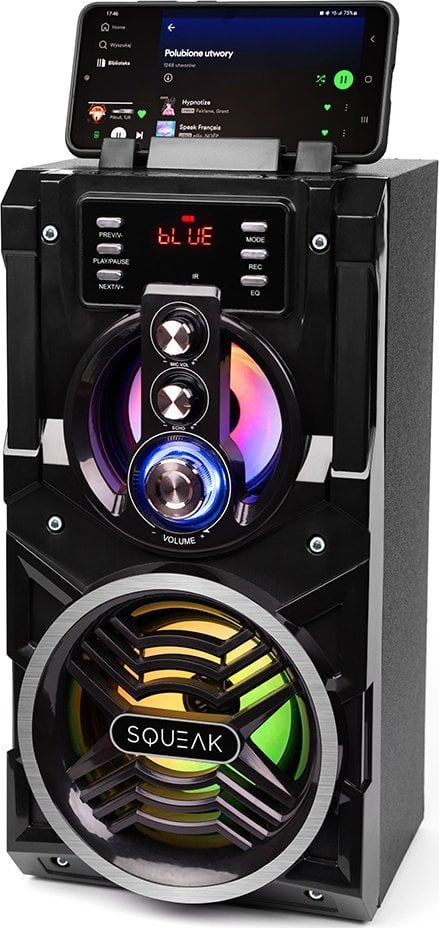 Altoparlant Bluetooth Squeak BeatBoxer SQ1000, karaoke, radio FM, i zi