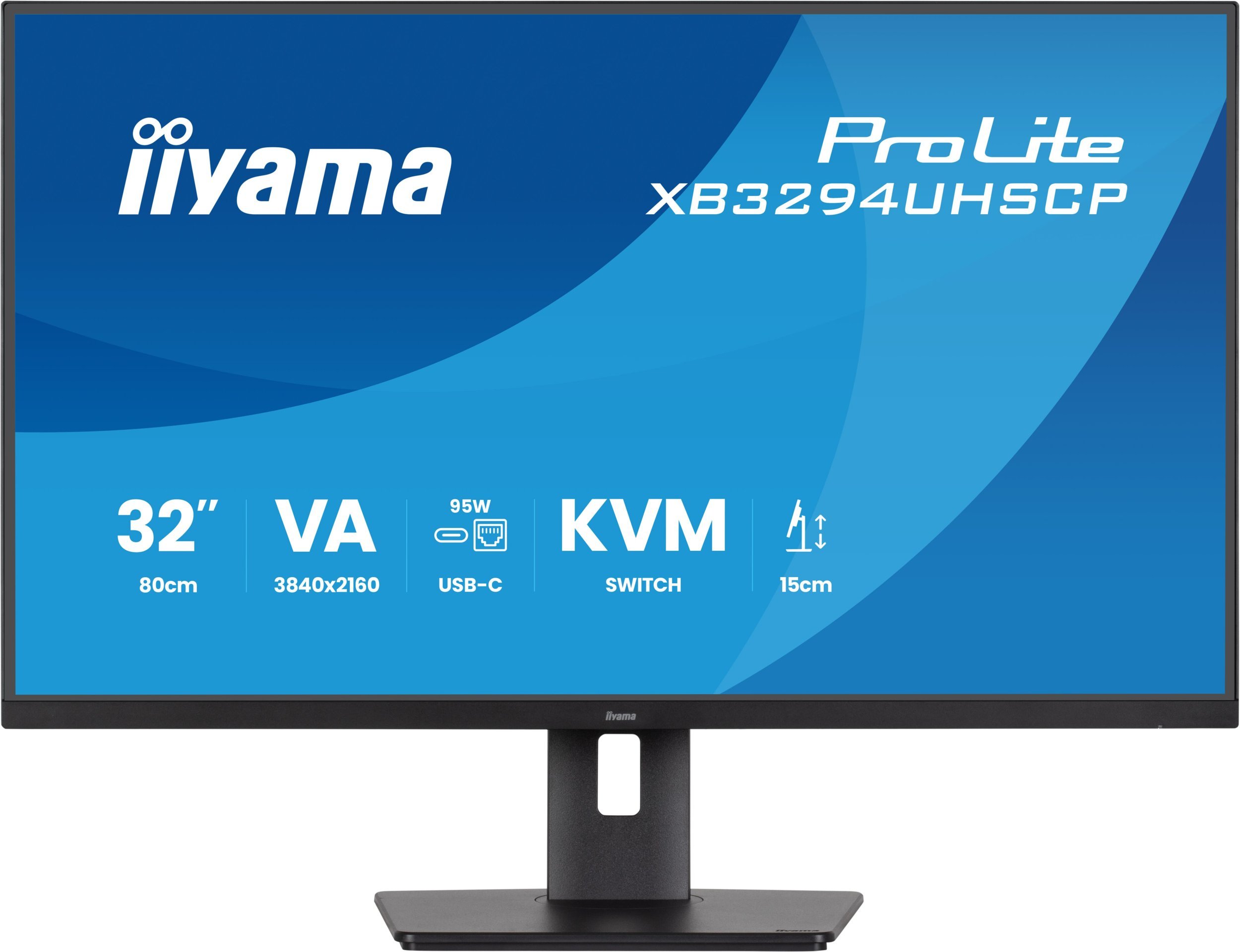 Monitor Iiyama ProLite XB3294UHSCP B1, 31.5", 4K UHD, i zi
