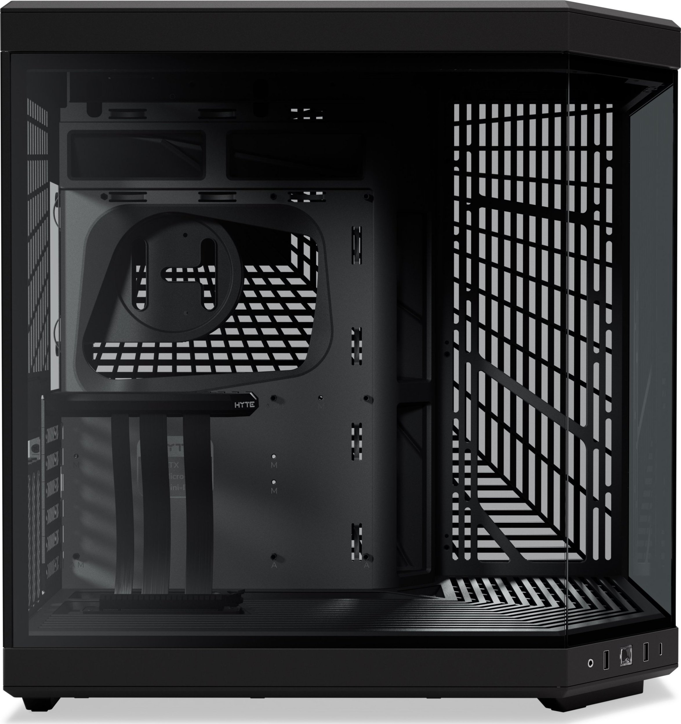 Kasa kompjuteri HYTE Y70, MIDI Tower, ATX EATX ITX Micro ATX, e zezë