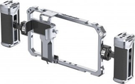 Rig për smartphone Ulanzi, metal, doreza anësore, porta cold shoe, i zi