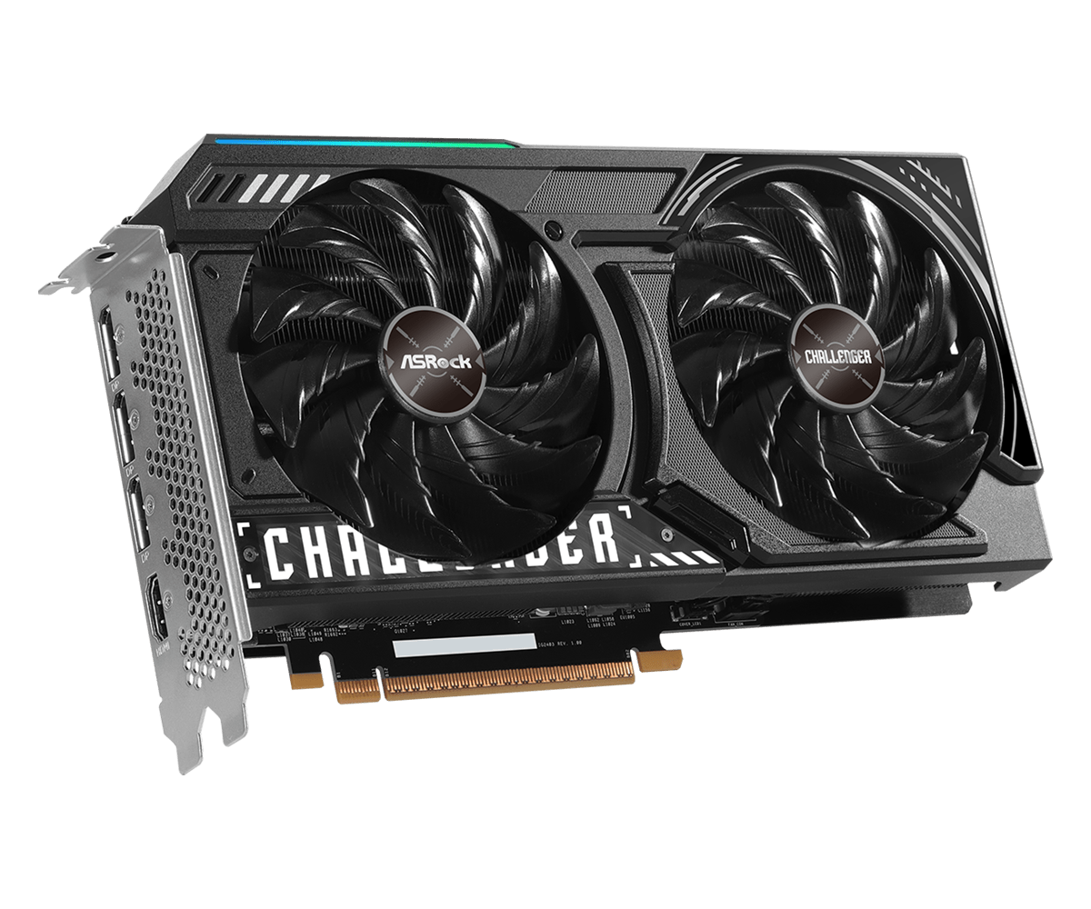 Kartë grafike ASRock Intel Arc B570 Challenger, 10GB GDDR6, PCIe 4.0, e zezë