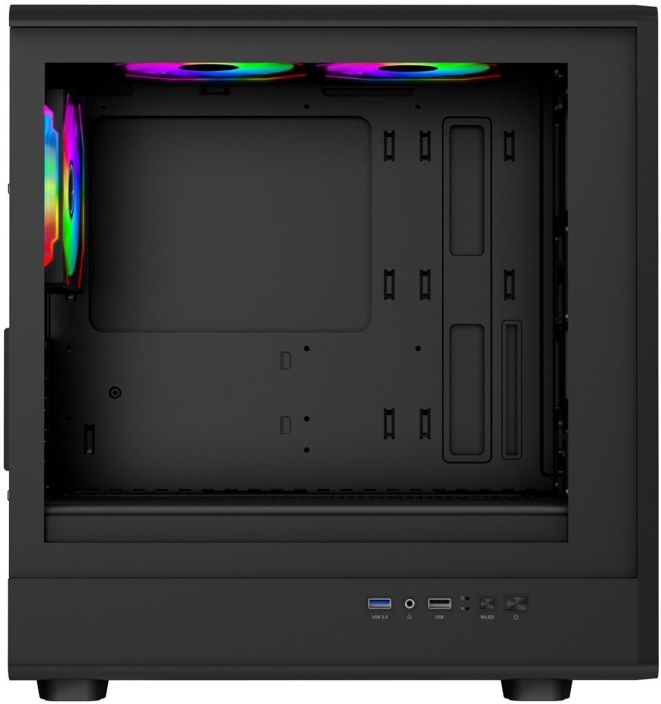 Kuti kompjuteri EVOLVEO Panthera, mATX, 6x ventilator ARGB 120mm, panel druri dhe xham