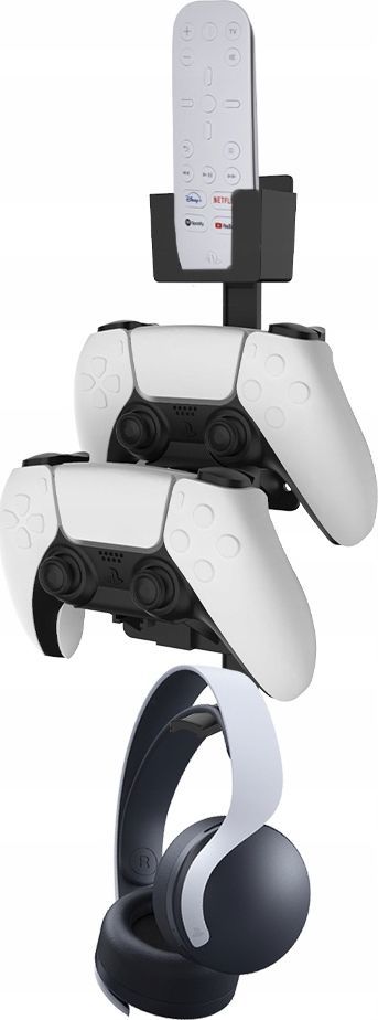 Varëse muri JYS 3në1 për aksesorë për PS5, PS4, Xbox, Nintendo Switch, e zezë