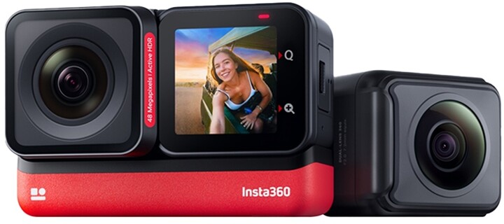 Kamerë Insta360 ONE RS (Twin Edition), e zezë